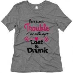 Ladies Relaxed Fit Super Soft Triblend Tee