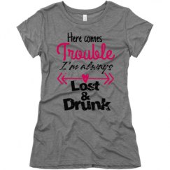 Ladies Slim Fit Super Soft Triblend Tee