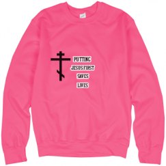 Unisex Neon Crewneck Sweatshirt