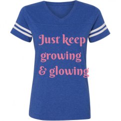 Ladies Relaxed Fit Vintage Sports Tee