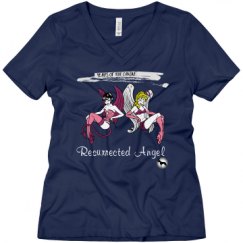 Ladies Relaxed Fit V-Neck Tee