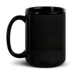 15oz Black Glossy Mug