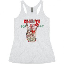 Ladies Slim Fit Super Soft Racerback Triblend Tank