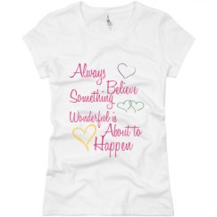 Ladies Slim Fit Basic Promo Jersey Tee