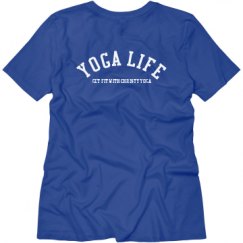 Ladies Relaxed Fit V-Neck Tee