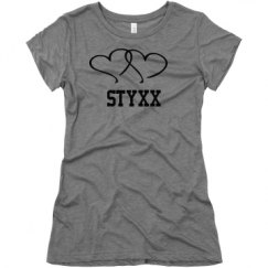 Ladies Slim Fit Super Soft Triblend Tee