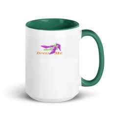 15oz Ceramic Mug with Color Inside