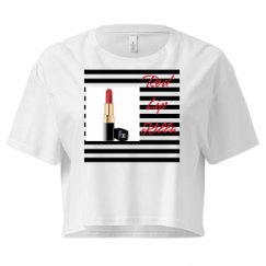 Ladies Festival Cali Crop Top Tee