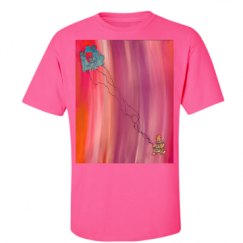 Unisex Ultra Cotton Safety Neon Crewneck Tee