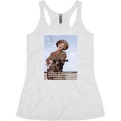 Ladies Slim Fit Super Soft Racerback Triblend Tank