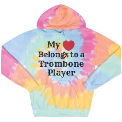 Unisex Tie-Dye Fleece Hoodie