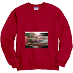 Unisex Film and Foil Crewneck Sweatshirt