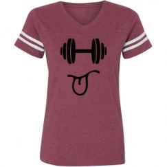 Ladies Relaxed Fit Vintage Sports Tee