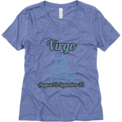 Ladies Relaxed Fit Super Soft Triblend V-Neck Tee