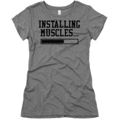 Ladies Slim Fit Super Soft Triblend Tee