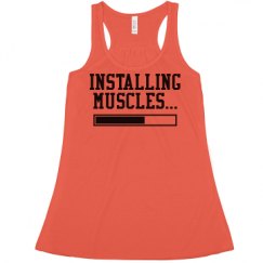 Ladies Flowy Racerback Tank