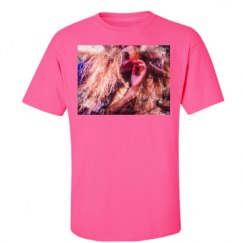 Unisex Ultra Cotton Safety Neon Crewneck Tee