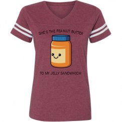 Ladies Relaxed Fit Vintage Sports Tee