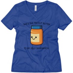 Ladies Relaxed Fit V-Neck Tee