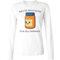 Ladies Relaxed Fit Basic Long Sleeve Tee