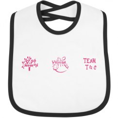 Infant Contrast Trim Bib