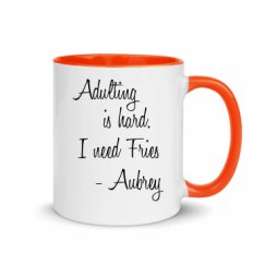 11oz Ceramic Mug with Color Inside