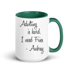 15oz Ceramic Mug with Color Inside