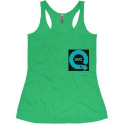 Ladies Slim Fit Super Soft Racerback Triblend Tank