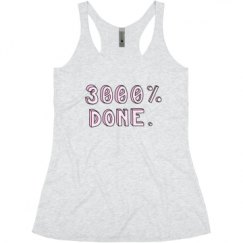 Ladies Slim Fit Super Soft Racerback Triblend Tank