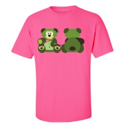 Unisex Ultra Cotton Safety Neon Crewneck Tee