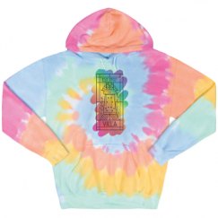 Unisex Tie-Dye Fleece Hoodie