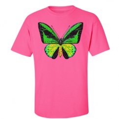 Unisex Ultra Cotton Safety Neon Crewneck Tee