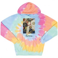 Unisex Tie-Dye Fleece Hoodie