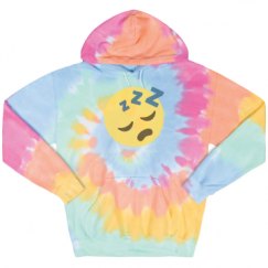 Unisex Tie-Dye Fleece Hoodie