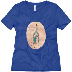 Ladies Relaxed Fit V-Neck Tee