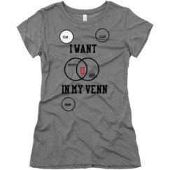 Ladies Slim Fit Super Soft Triblend Tee