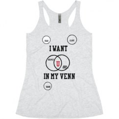 Ladies Slim Fit Super Soft Racerback Triblend Tank