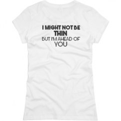 Ladies Slim Fit Basic Promo Jersey Tee