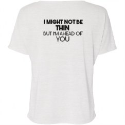 Ladies Flowy Slouchy V-Neck Tee