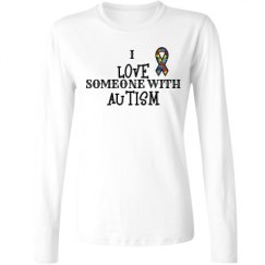 Ladies Relaxed Fit Basic Long Sleeve Tee