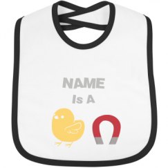 Infant Contrast Trim Bib