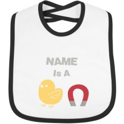 Infant Contrast Trim Bib