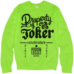 Unisex Neon Crewneck Sweatshirt