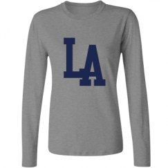 Ladies Relaxed Fit Basic Long Sleeve Tee