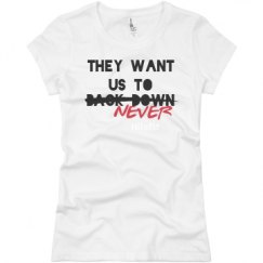 Ladies Slim Fit Basic Promo Jersey Tee