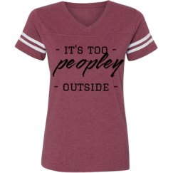 Ladies Relaxed Fit Vintage Sports Tee