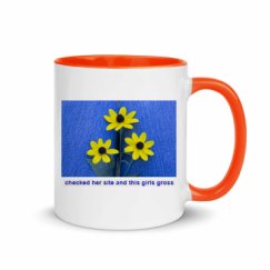 11oz Ceramic Mug with Color Inside