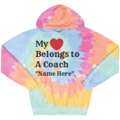 Unisex Tie-Dye Fleece Hoodie