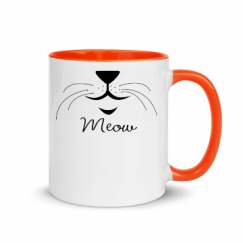 11oz Ceramic Mug with Color Inside