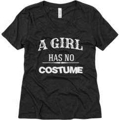 Ladies Relaxed Fit Super Soft Triblend V-Neck Tee